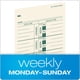 thumbnail image 2 of Time Cards TOPS Weekly de 1 cara, 500 unidades (1259) Manila, 2 of 5