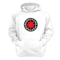 Genérico - Polerón Canguro Red Hot Chili Peppers Blanco Talla M Unisex