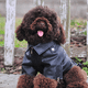 thumbnail image 5 of Abrigo de invierno para perro, chaqueta de motociclista de cuero sintético para perro, ropa para mascotas, chaqueta de cuero impermeable., 5 of 5