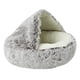 thumbnail image 1 of Cama redonda y suave para gatos con capucha, 1 of 5