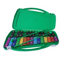 Allegro - Metalófono Cromático De 25 Tonos Verde + Baqueta Adicional