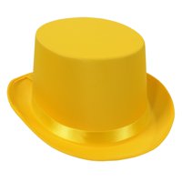 Accesorio Para Fiestas Beistle Satin Sleek Sombrero De Copa Amarillo (1)