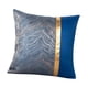 thumbnail image 2 of Funda De Almohada De 45 Cm X 45 Cm, Funda De Almohada Reemplazable Para Sofá, Estilo Rústico, Uso Diario, Color Azul, 2 of 5