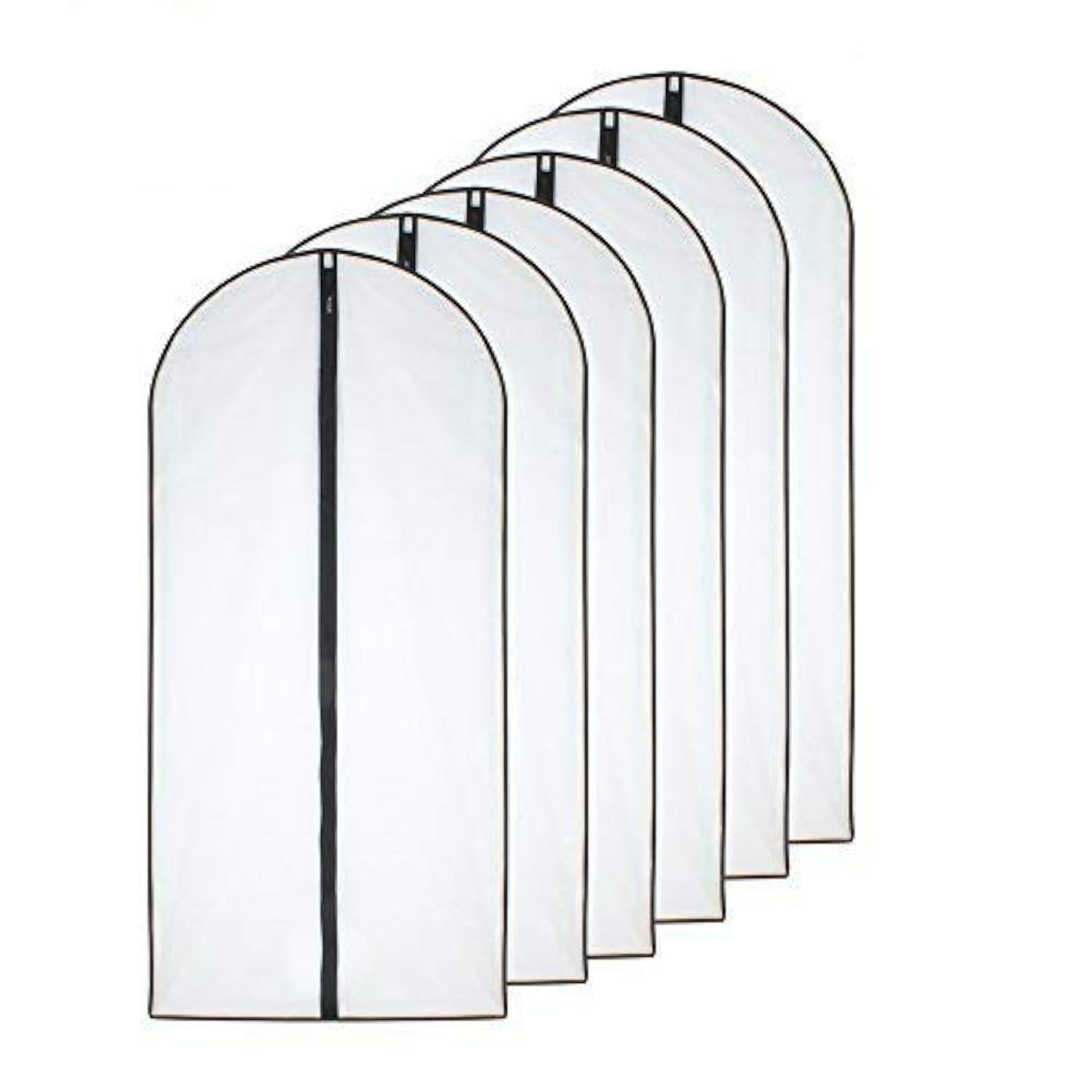 Set De 6 Bolsas De Plástico Homeclean, Color Negro, 60 X 100 Cm