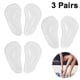thumbnail image 1 of Plantillas de soporte para el arco plantar (3 pares), almohadillas de gel gruesas para pies planos, autoadhesivas, para hombres y mujeres., 1 of 8
