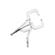 thumbnail image 3 of Abrazadera facial, alicates de abrazadera C de bloqueo, herramienta de soldadura de abrazadera de tornillo ajustable de metal para carpintería, taller Cabeza fija, 3 of 5