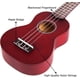 thumbnail image 3 of Ukelele iEco Soprano de 21 pulgadas con correa para afinador de cuerdas, 3 of 7