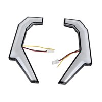 Magideal - Fang Lights Luz De Señal De Reemplazo De Piezas Piezas Rendimiento Estable Fácil De Instalar Accesorio De Firma Frontal Para Rzr 900 4900 Xc 900