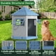 thumbnail image 2 of Caseta para perros DRATO para interiores y exteriores, duradera para perros grandes, color azul, 2 of 3
