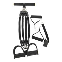 Magideal - Banda De Resistencia Al Pedal Bandas De Entrenamiento De Banda Elástica Para Gimnasio Fitness Fitness Bandas Elásticas De Tensión Cordera Para La Negro