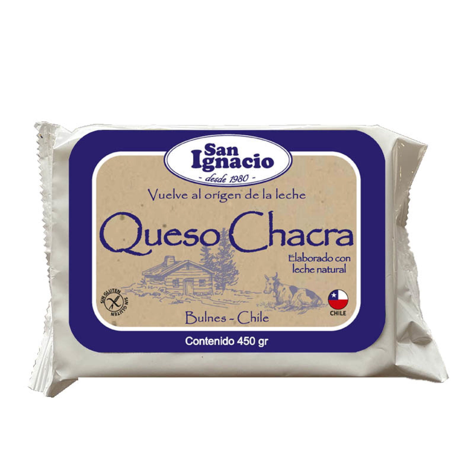 Queso Chacra Bolsa 450 g San Ignacio