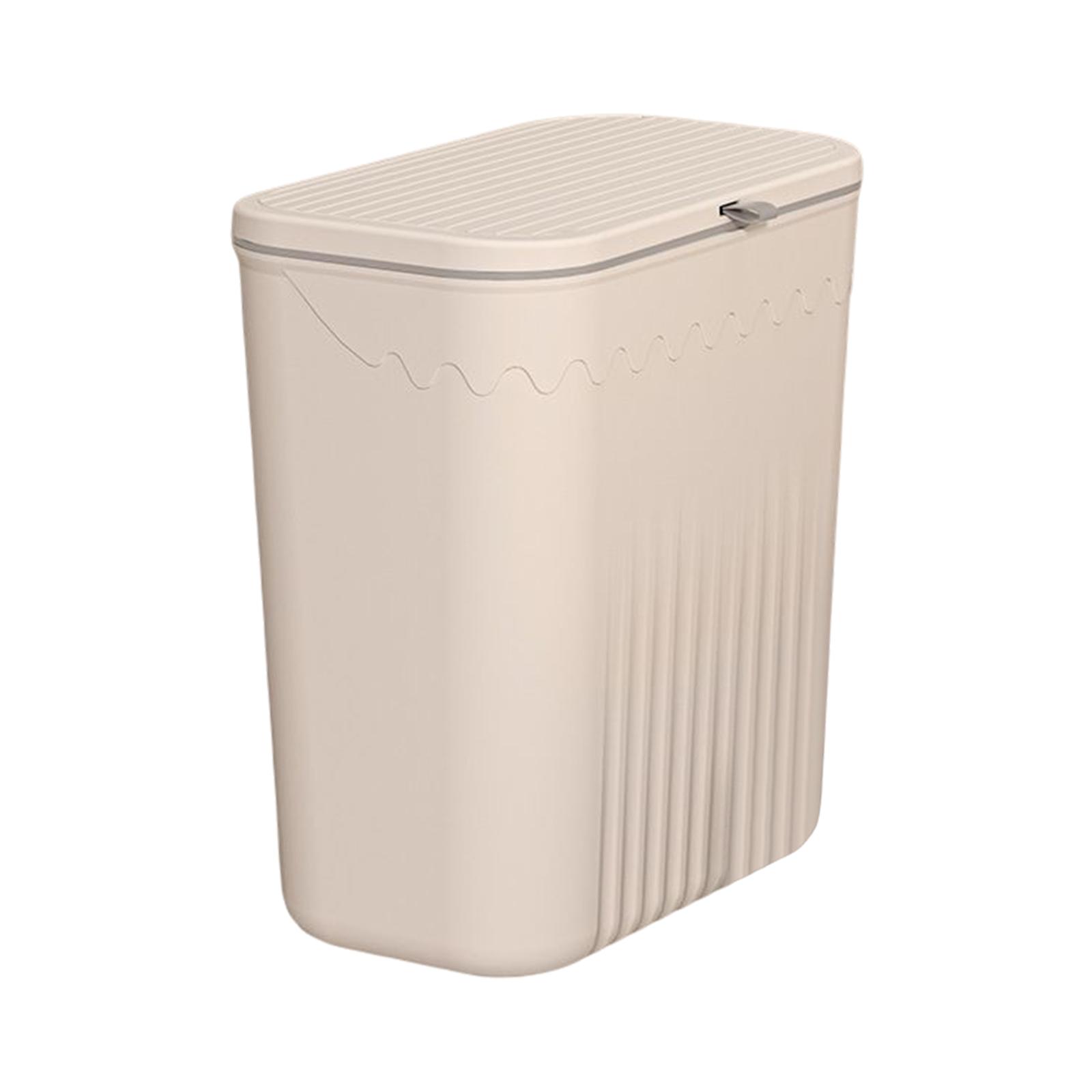 Bothyi - Contenedor De Basura Para Cocina, Soporte Para Contenedor De Basura Para Ahorro De Espacio, Para Gabinete, Esquina, Beige