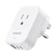 thumbnail image 1 of Adaptador de enchufe Anker USA to UK International de 15 W con 2 AC y 2 USB-C, 1 of 6