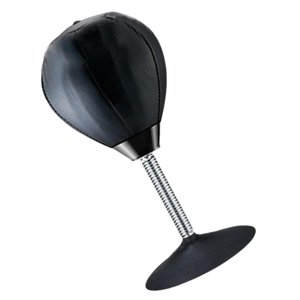 Magideal - Pelota De Entrenamiento Inflable Con Ventosa, Independiente Para El Estrés, De Boxeo De Escritorio, Pelota De Boxeo Para Oficina, Adultos, N Negro