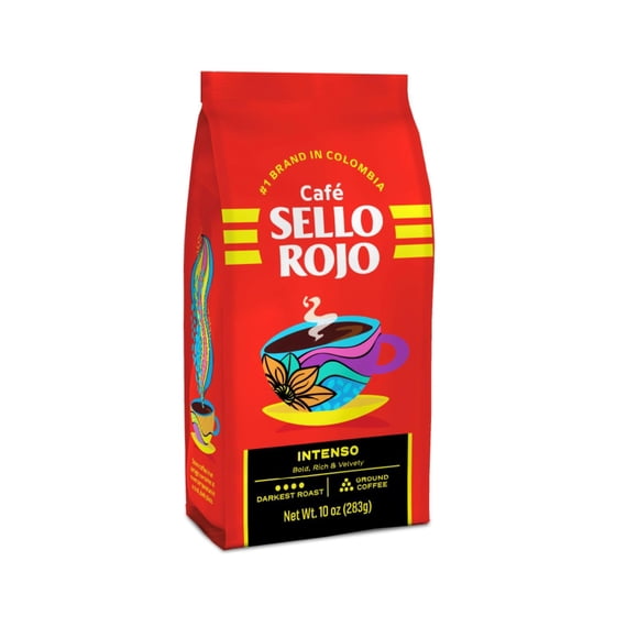 Café Sello Rojo Intenso Tostado Más Oscuro Molido 283 g