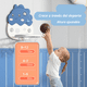 thumbnail image 4 of Aro De Basketball Para Niños Dinosaurio Infantil Ajustable, 4 of 5