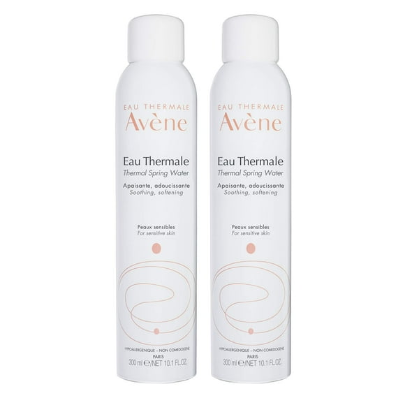 Bruma facial en aerosol Avene, agua termal de 300 ml (paquete de 2)
