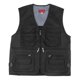 thumbnail image 5 of hombres al aire libre chaleco multi-bolsillo viajeros pesca fotografía chaqueta xl negro, 5 of 5