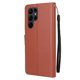 thumbnail image 4 of Funda Cartera para Samsung Galaxy S23 Ultra con Tarjetero, Soporte y Cordón - Protección Marrón, 4 of 5