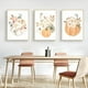 thumbnail image 4 of 3pcs Autumn Floral Bouquet Canvas Painting - Watercolor Pumpkin Posters and Prints for Fall Home Decor - No Frame Required, 4 of 4