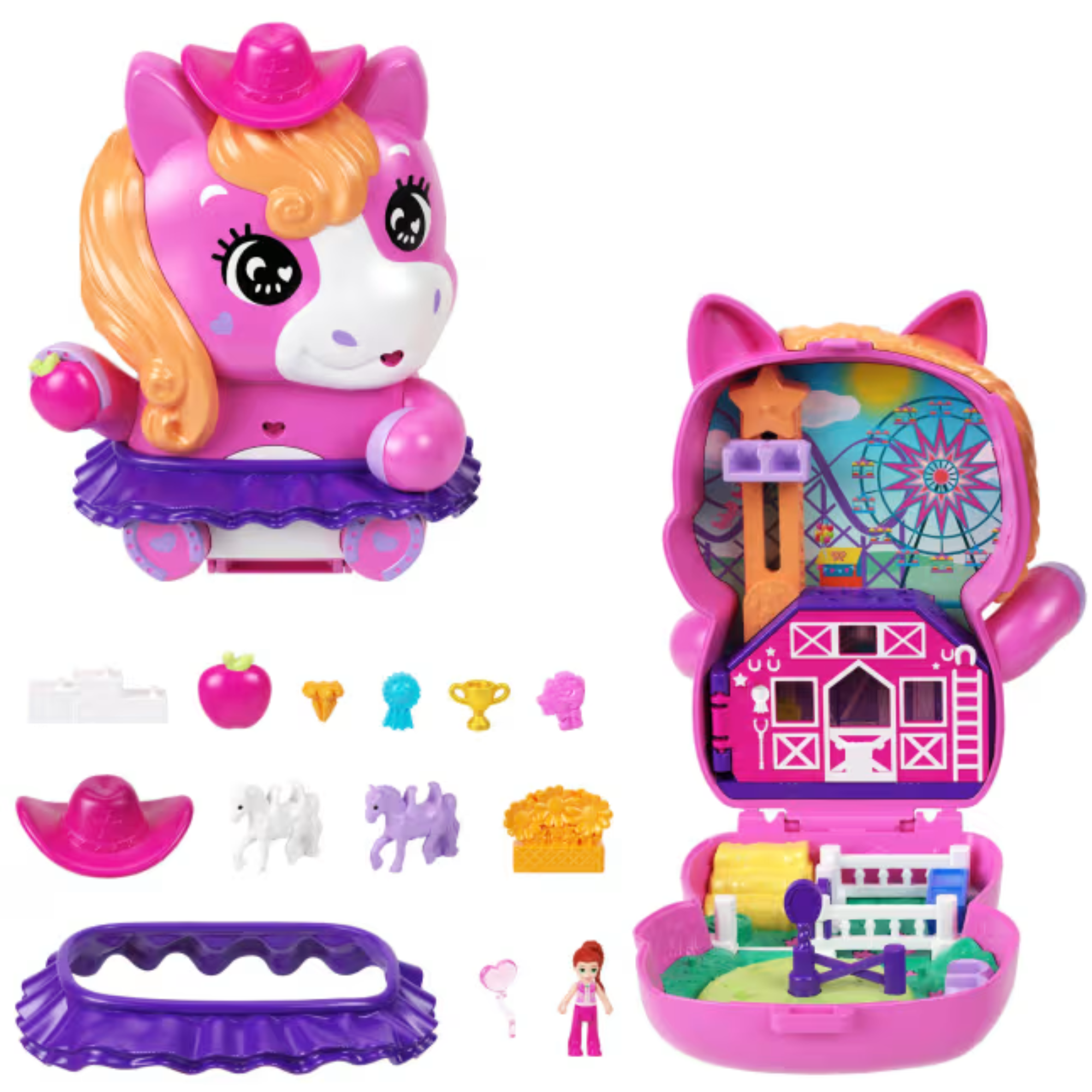 Polly Pocket Mundo Compactos Pony Rodeo