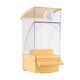thumbnail image 1 of Comedero Para Pájaros, Accesorio Para Jaula, Comedero Portátil Para Canarios, Periquitos, Amarillo, 1 of 5
