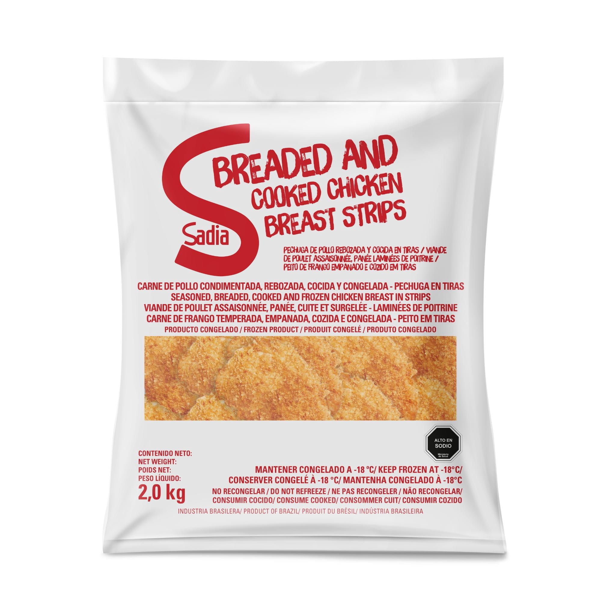 Pollo En Tiras Rebozadas 2 kg Sadia