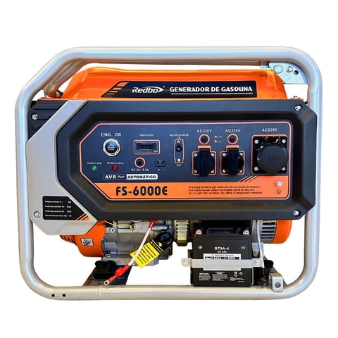 Redbo - Generador Bencinero Fs-6000 E Partida Eléctrica