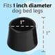 thumbnail image 3 of Patas para Cama de Perro IMPRESA Tapones de Goma Antideslizantes de 2.5 cm 4 Piezas, 3 of 7