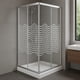 thumbnail image 2 of Shower Door Recto Elegant Joytek Líneas Curvas con Receptáculo 90x90 cm, 2 of 3