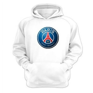 Genérico - Polerón Canguro Paris Saint Germain Blanco Talla S Unisex