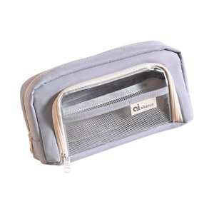 Ioensy - Estuche Transparente Con Ventana Para Lápices, Estuche Para Lápices, Bolsa De Maquillaje, Para Niñas, Niños, Estudiantes, Hogar Y Oficina