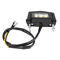 Ioensy - Luz Led Para Matrícula Compatible Con Fácil Instalación Luz Trasera Negra