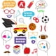 thumbnail image 3 of Paquete de 30 accesorios para fotomatón, fiesta de regreso a clases, 7 personas, 3 of 5