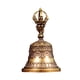 thumbnail image 5 of Campana de bronce, campana de mano de latón fuerte, accesorios, campanas tibetanas, de viento colgante para servicio, patio, puerta de entrada, patio,, 5 of 5