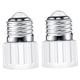 thumbnail image 1 of Adaptador De Casquillo E26 De 2 Piezas, Resistente Al Calor, Casquillo De Bombilla De Rosca Universal, Color Blanco, 1 of 5