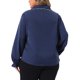 thumbnail image 3 of Agnes Orinda Camisas de Ropa de Halloween para Mujeres de Talla Grande Blusas de Chifón con Cuello Peter Pan y Mangas Largas 2X Azul Oscuro, 3 of 6