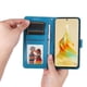 thumbnail image 4 of Funda tipo cartera FOXDOCK para OPPO Reno 8T 5G , diseño girasol en relieve, cuero PU, cierre magnético, soporte y tarjetero, 4 of 5