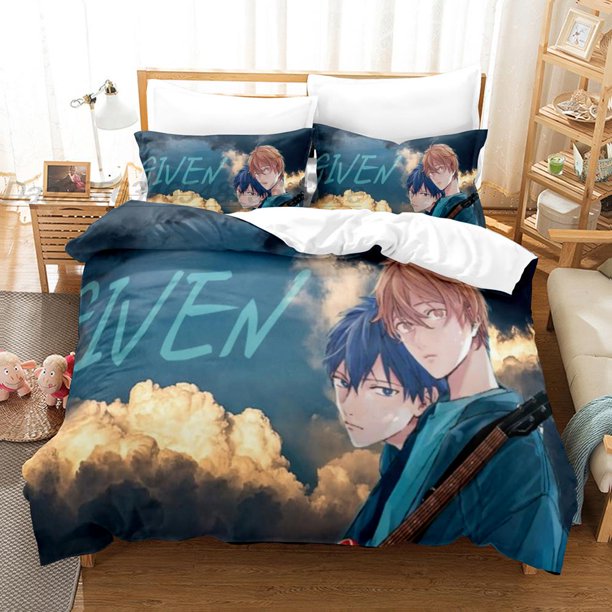 GIVEN Bedding Set Single Twin Full Queen King Size Bed Set Aldult Kid Bedroom Duvetcover Sets 3D Print Anime bed sheet set Bed Sheets