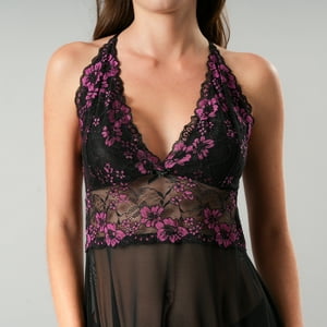 Flores - Baby Doll Encaje Con Colaless 33591-223