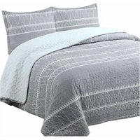 Genérico - Cubrecama Quilt Sherpa King 230X250