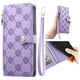 thumbnail image 2 of Funda Billetera con Cierre para [Xiaomi Redmi A7 Pro] con Tarjetero, Soporte y Correa de ManoMorado, 2 of 5