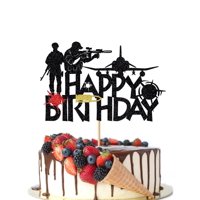 Cake Topper Crseniny Military Feliz Cumpleaños Día De Los Veteranos