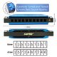 thumbnail image 4 of Harmonica East top Blues Key C, 10 hoyos, 20 tonos, para adultos, 4 of 7