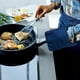 thumbnail image 5 of Juego de 5 agarraderas de algodón de bolsillo para cocina, resistentes al calor, lavables a máquina, de tela de rizo, para horno, color negro liso, salvamanteles para hornear y cocinar con bolsillo., 5 of 7