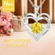 thumbnail image 2 of Collar colgante de amor de amor con piedra de nacimiento Zirconia, regalo de joyería de las mujeres para la Navidad, cumpleaños, aniversario, 2 of 5