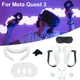 thumbnail image 2 of Set Protector Silicona AARONMEI 10 en 1 Meta Quest 3 Blanco, 2 of 3