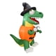 thumbnail image 2 of Dinosaurio de calabaza inflable de Halloween de 5,9 pies con luces inflables iluminadas para jardín, césped, suministros de decoración de Halloween, 2 of 6