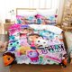 thumbnail image 1 of v733 Bed Sheets Gabbys Dollhouse Bedding Set Single Twin Full Queen King Size Bed Set Adult Kid Bedroom Duvetcover Sets Anime Bed Sheet Set 3-Piece Bedding Set (1 Duvet Cover + 2 Pillow Shams) Bed She, 1 of 5