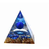 Genmérico - Pirámide Orgonita De Lapislazuli 5X5 Cm